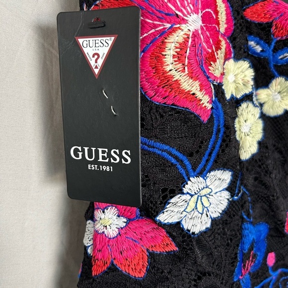 Women’s Size 8 Guess LACE NYLON MIDI DRESS - Picture 4 of 5